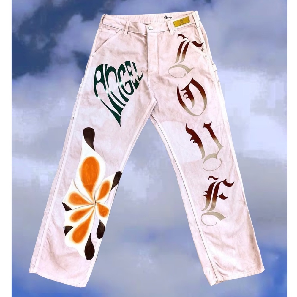 Juliet Johnstone Hand Painted Pants #215